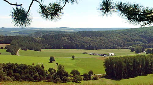 Depuis le belvedere de Hamerenne