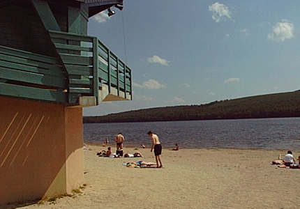 Plage au lac des Vieilles Forges