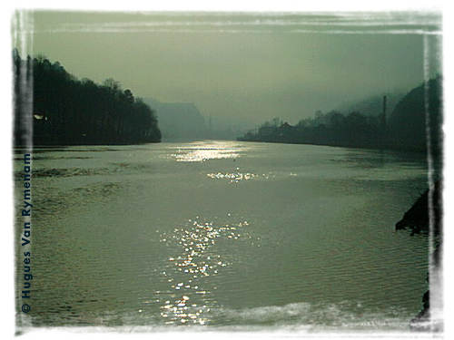 Dinant et Bouvignes au petit matin