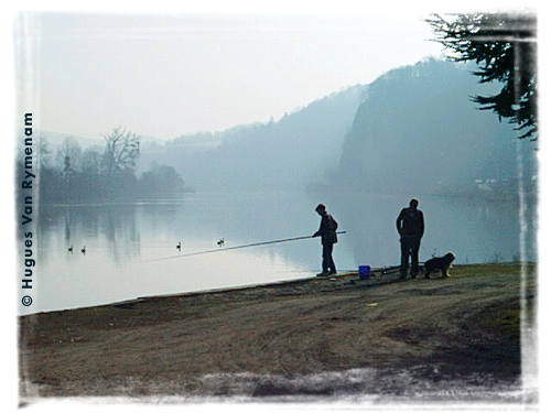 Pecheurs matinaux a Riviere
